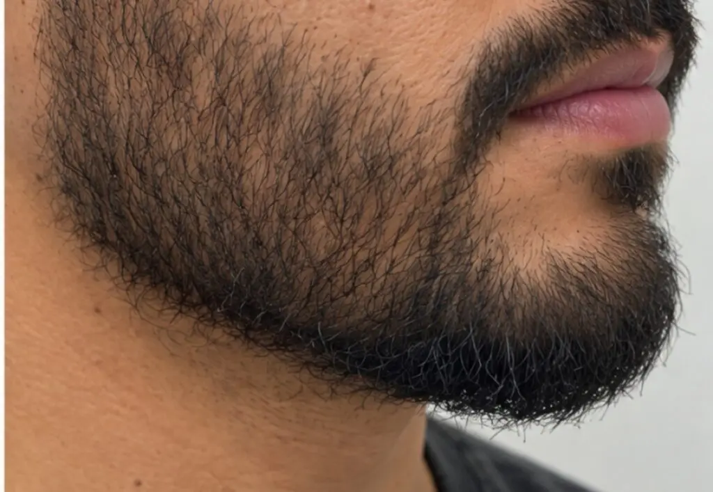 Beard after