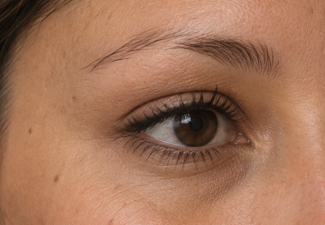 Isla's Eyebrow Transplant before