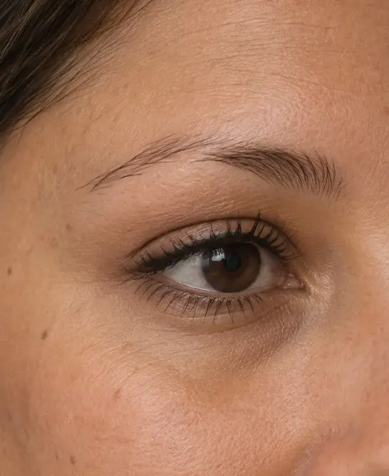 Isla's Eyebrow Transplant before